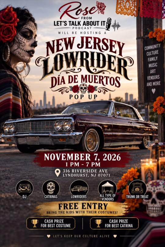 New Jersey Lowrider Día de Muertos Pop Up